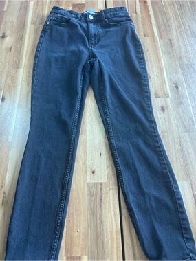 H&M Black Skinny Jeans Women’s Size 6 Stretch Denim 25” Inseam